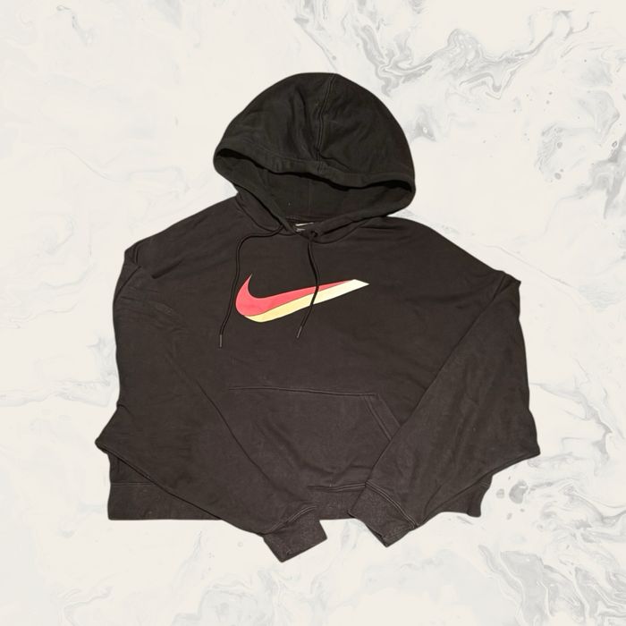 Дамски кроп суичър crop top Nike hoodie худи Найк