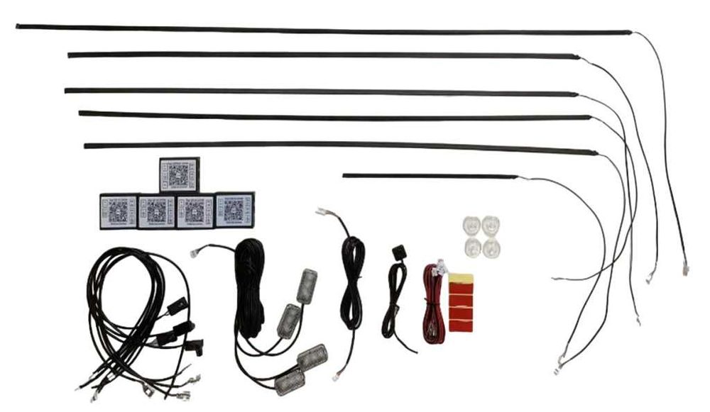 Lumini ambientale wireless LED, Acrilice 18 in 1 statice sau dinamice