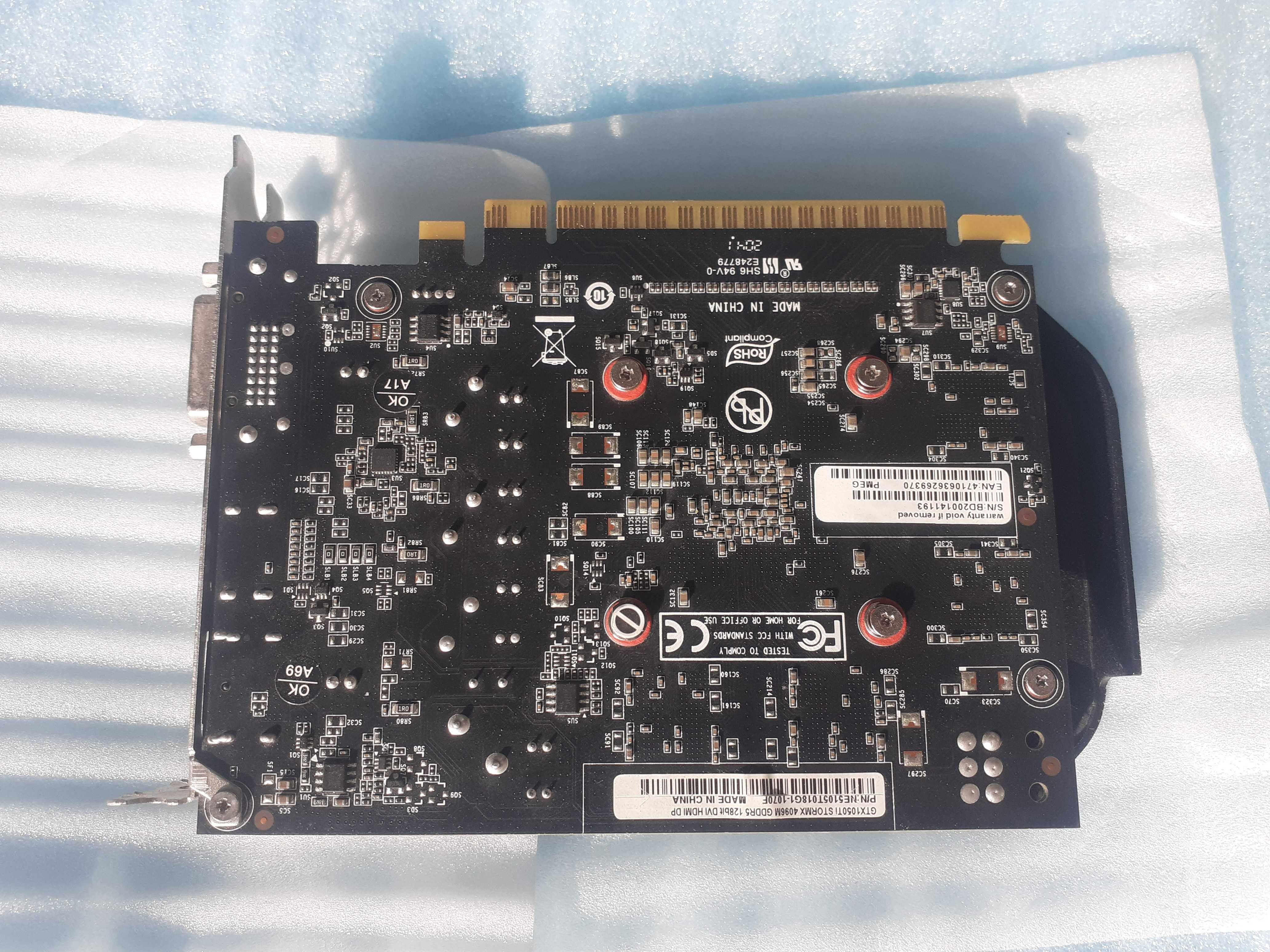 Видеокарта 1050ti 4gb Palit