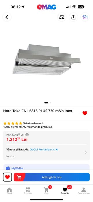 Vand Hota telescopica Teka CNL6815