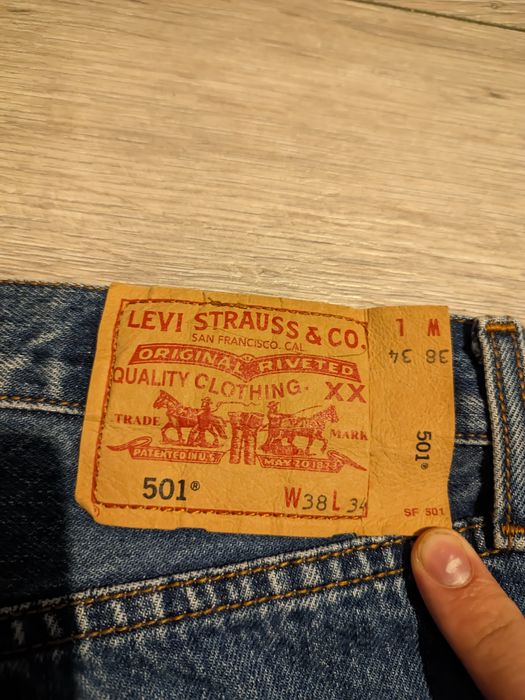 Blugi Vintage y2k Levi's 501 38W 34L