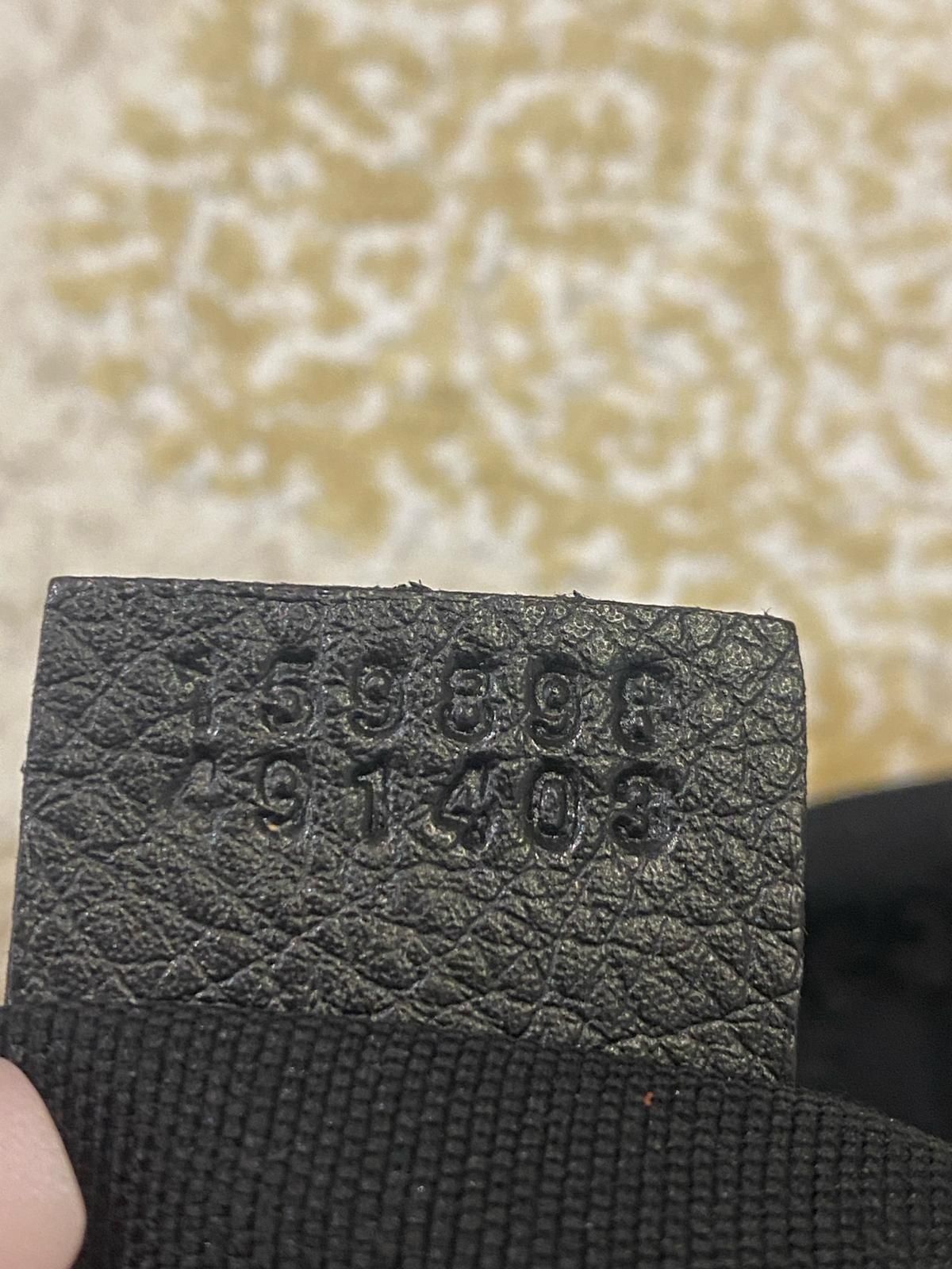 Clutch gucci canvas și piele 25/15 cm