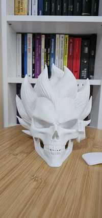 Suport casti Dragon Ball, Craniu Vegeta printat 3D