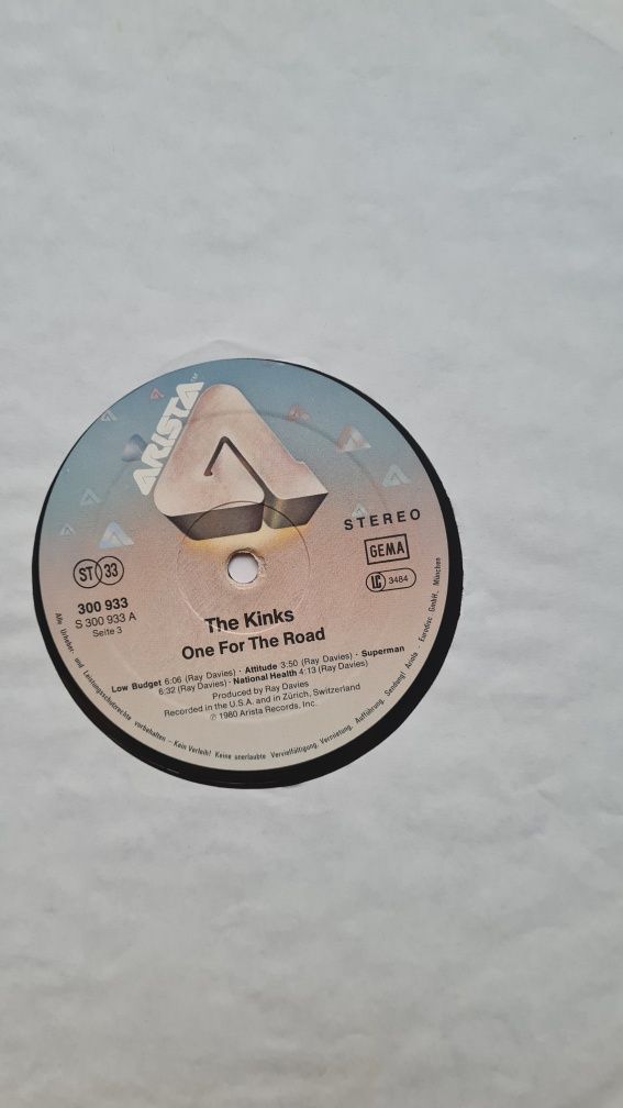 The Kinks - One For the Road Vinil