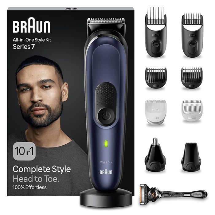 Braun All-in-One пълен комплект тример 10-в-1 за мъже,брада/коса/тяло