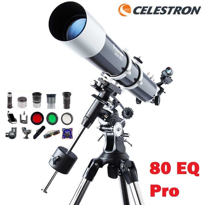 Celestron Deluxe EQ80 Pro ТЕЛЕСКОП Teleskop Telescope ОРИГИНАЛ