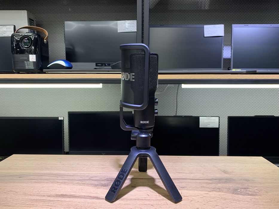 Микрофон Rode NT-USB, черный, штативы, 1131/А10