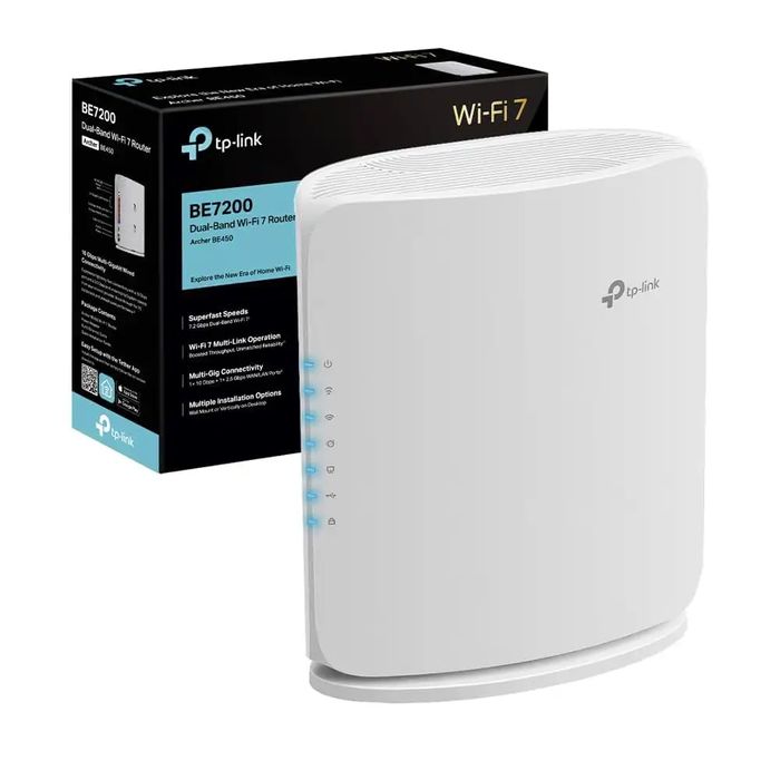 # TPLink Archer BE450 BE7200 WiFi 7 router Гигабитный роутер
