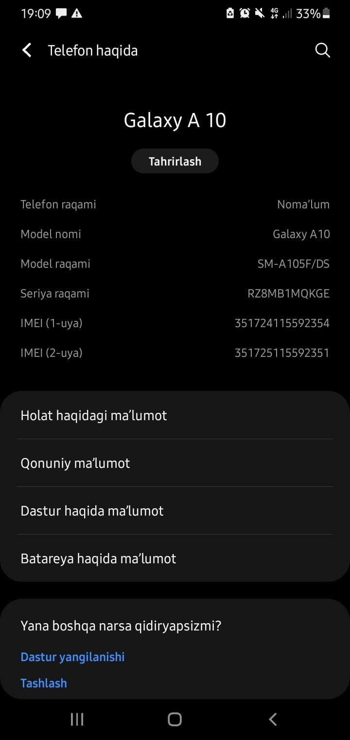 Samsung A 10   2/32