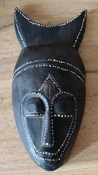 Стара Африканска дървена маска. Ръчна изработка.