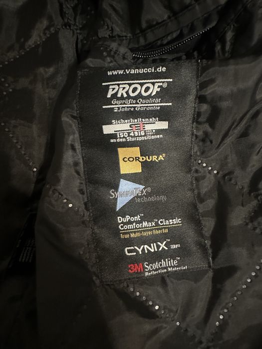 Costum moto textil si piele vanucci