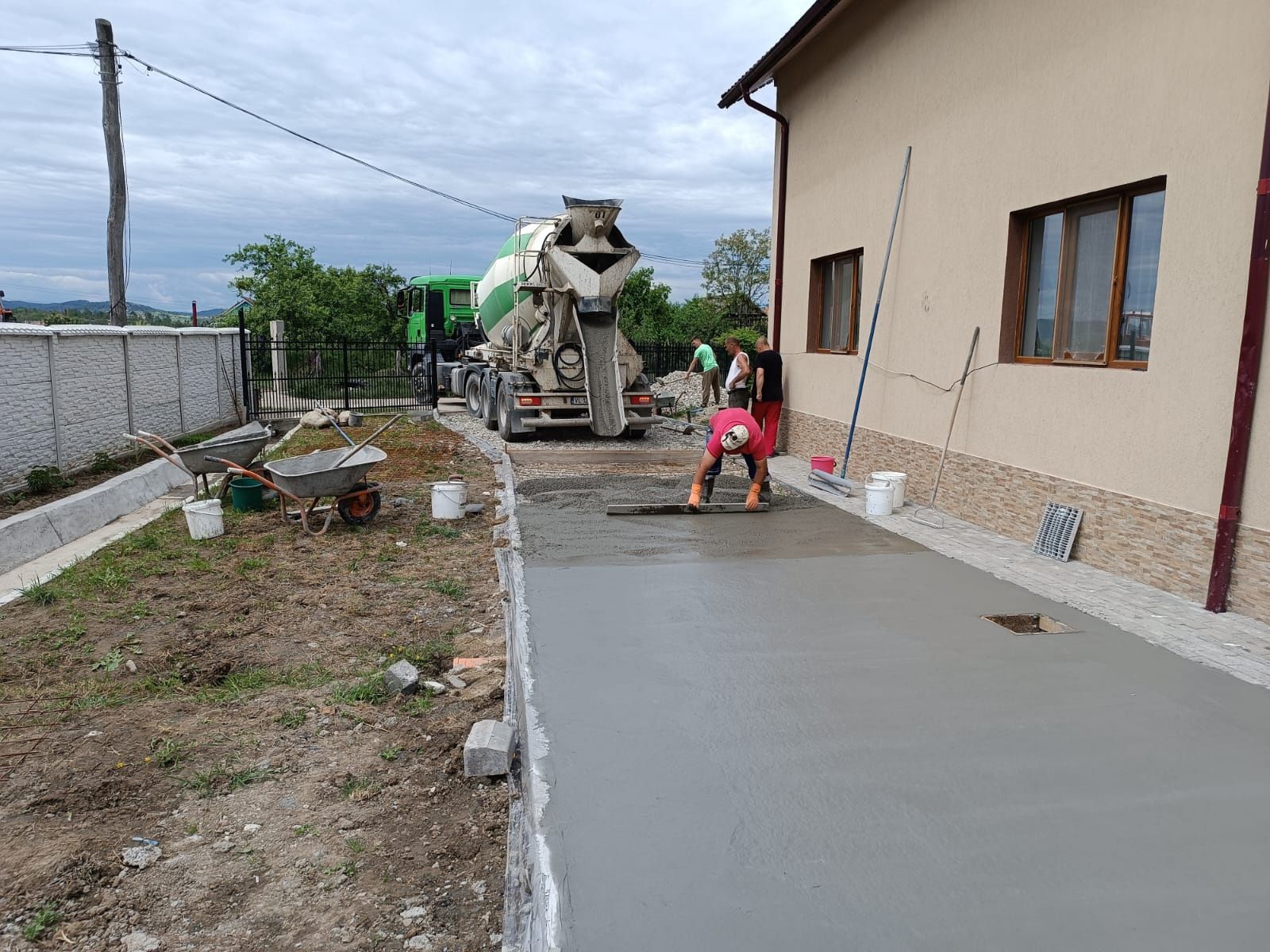 Beton amprentat decorativ