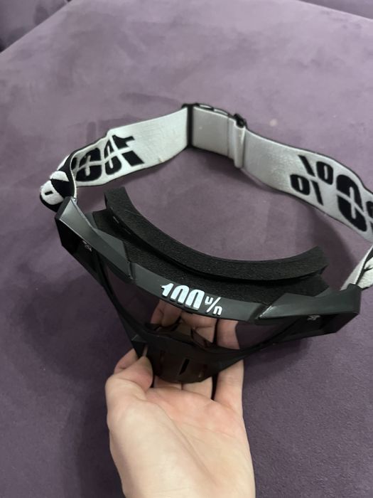 ochelari 100% yellow visor moto cross