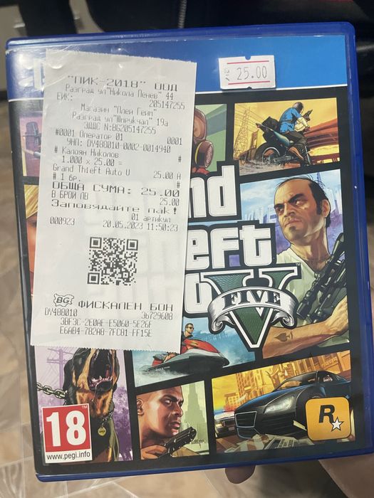Продавам gta5 за ps4