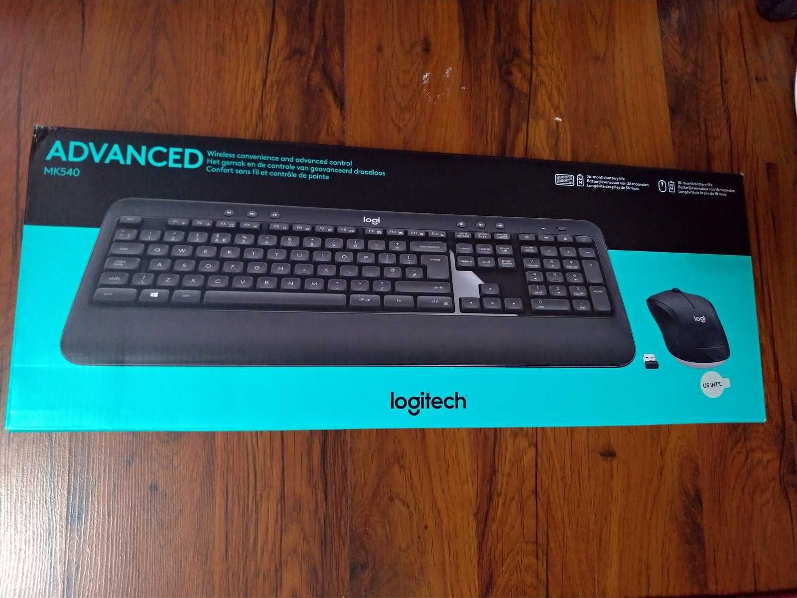 Kit tastatura si mouse wireless Logitech MK540 US - NOU!