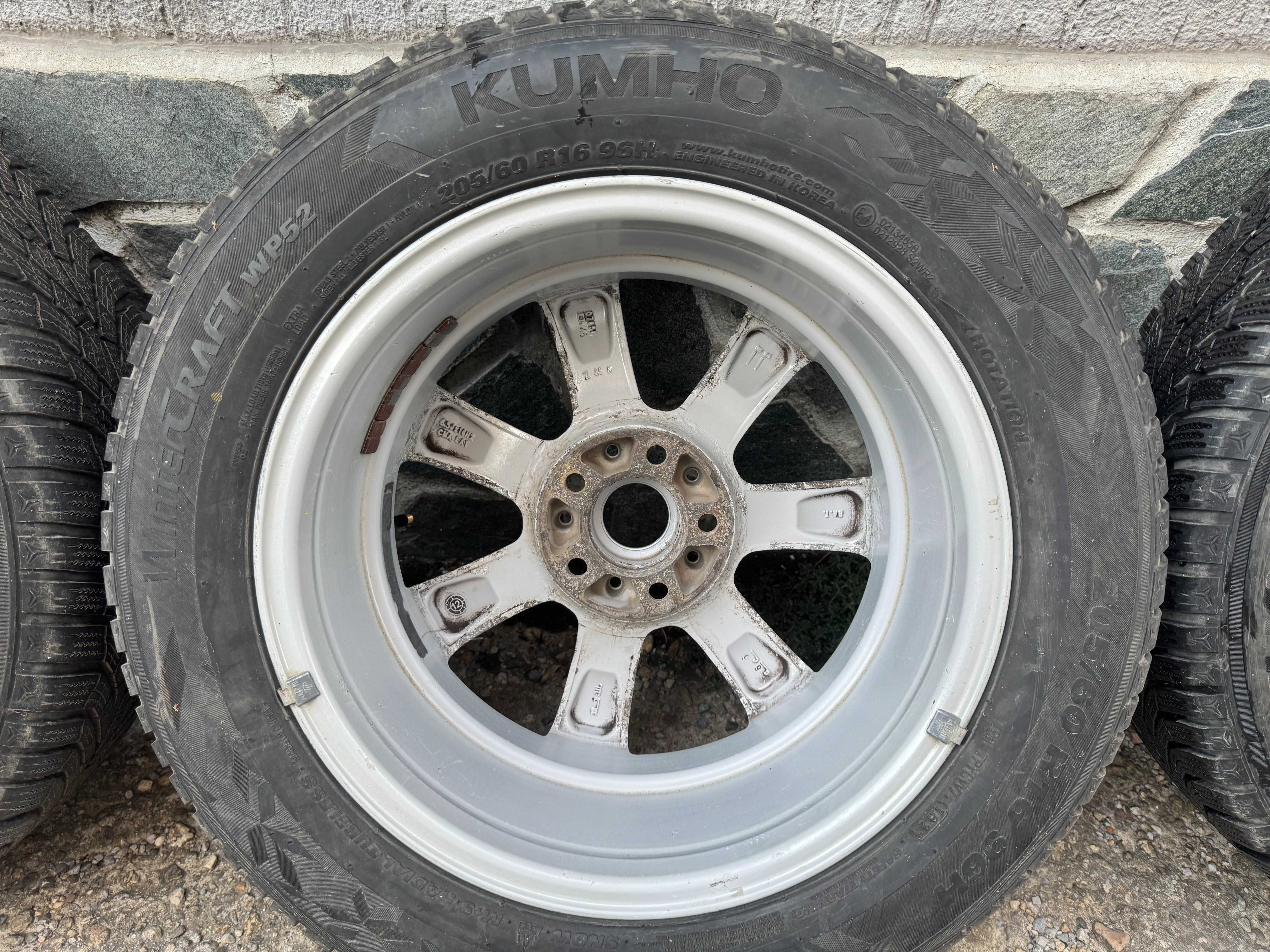 16" цола джанти 5×108 с гуми 205/60/16