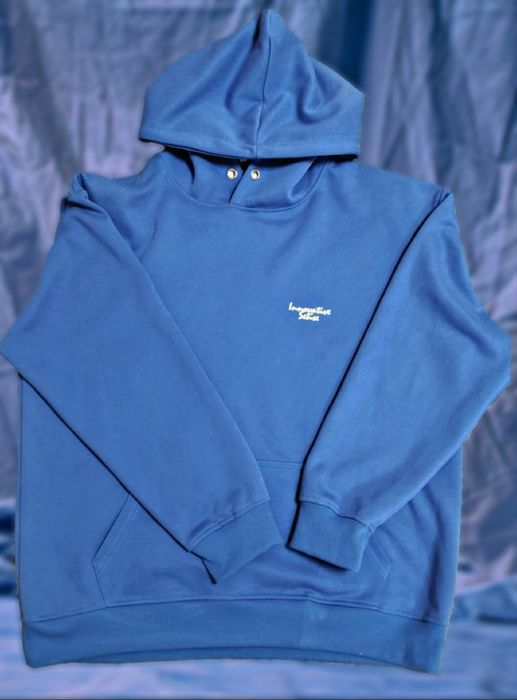 ХУДИ ОВЕРСАЙЗ СИНЯЯ / кофта / кофта с капюшоном