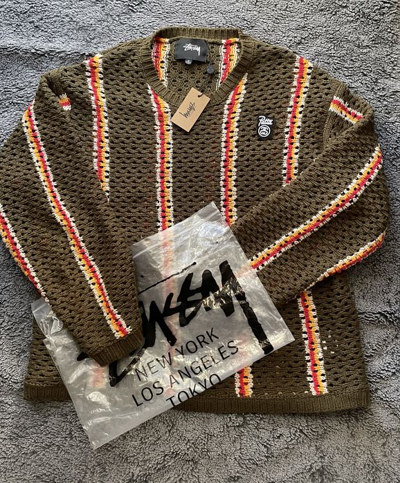Hanorac tricotat stussy patta