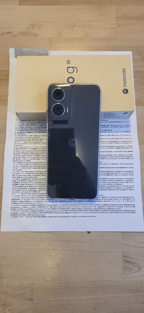 Motorola Moto G35 XT2433-5 5G 4/256gb - чисто нов