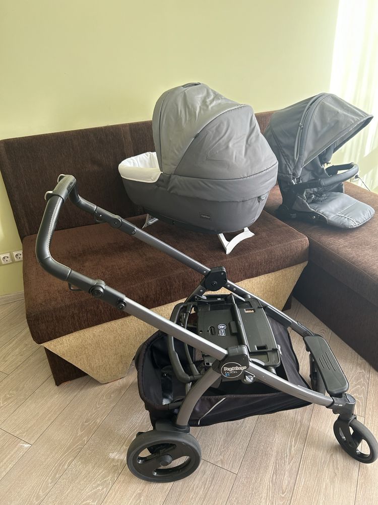 Количка за бебе 3в 1 с леглъце PegPerego