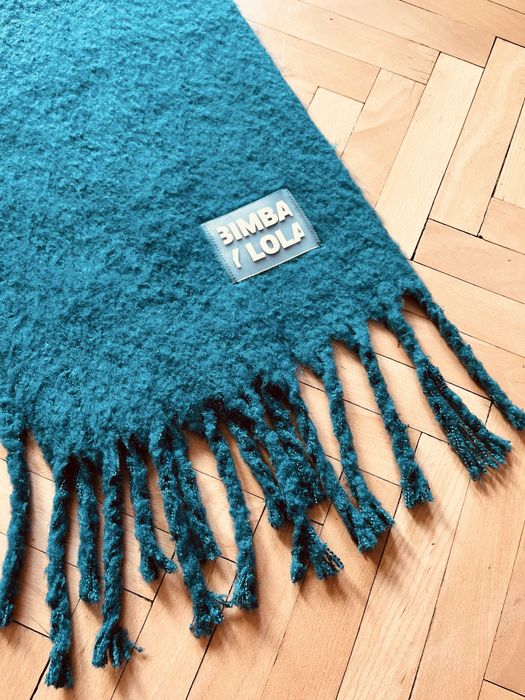 Fular lung și gros Bimba Y Lola turcoaz