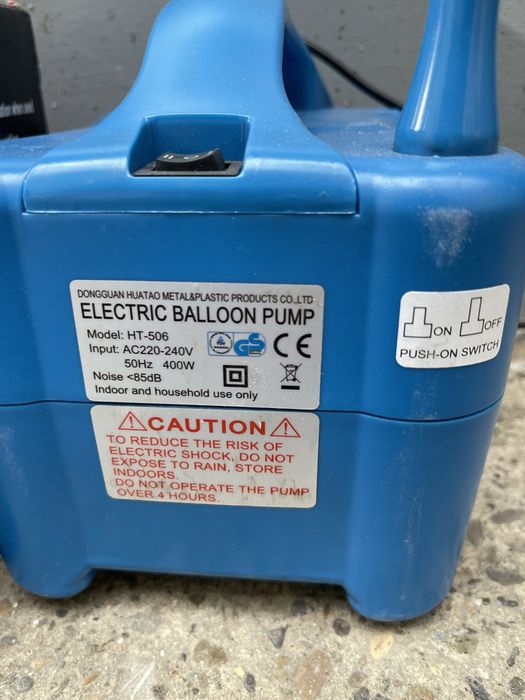 Pompa electria de umflat baloane profesionala 400 W NOUA