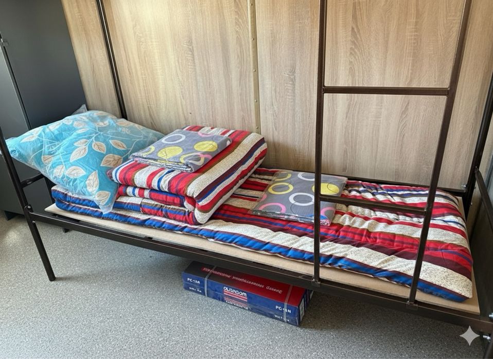 Матрас Алматы (рабочие комплекты:матрас одеяло подушка для строителей)