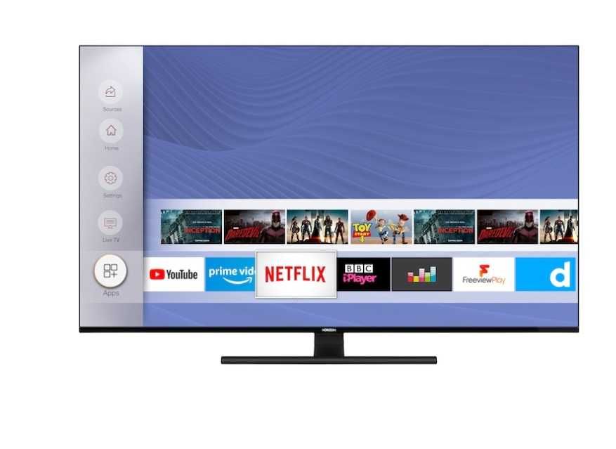 Televizor HORIZON, 164 cm, Smart, Ultra HD, LED, Clasa F