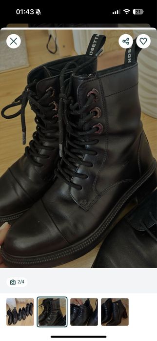 Кожаные ботинки 7000 36 р