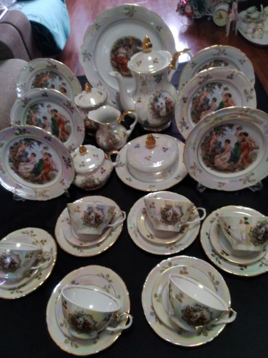 Чайный сервиз Мадонна немецская на 6 персон 30 придмета