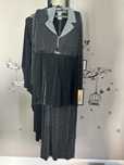 Rochie de seara negru cu argintiu