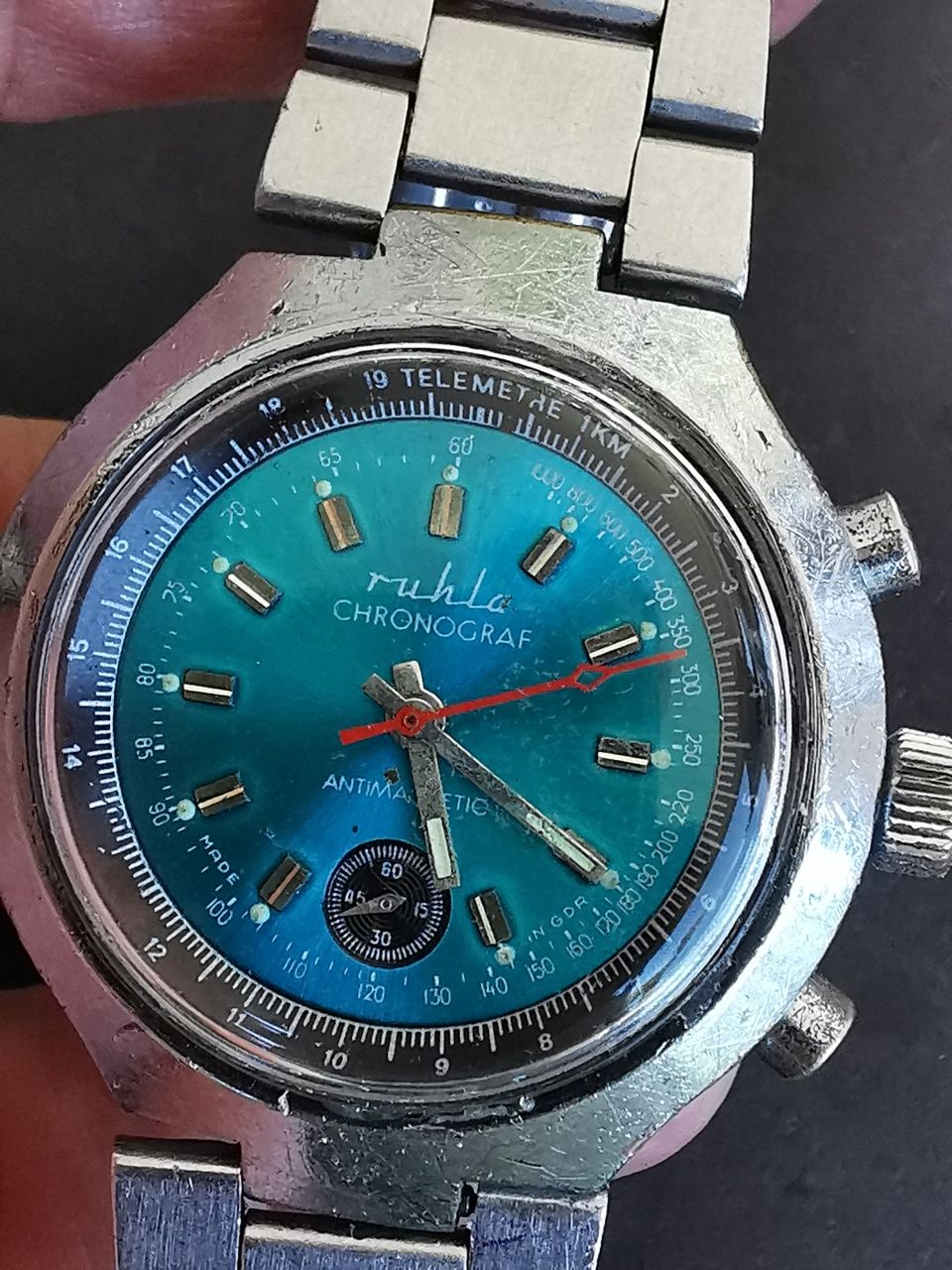 Ceas Ruhla Chronograph - Chronostop - Manual- 40 mm