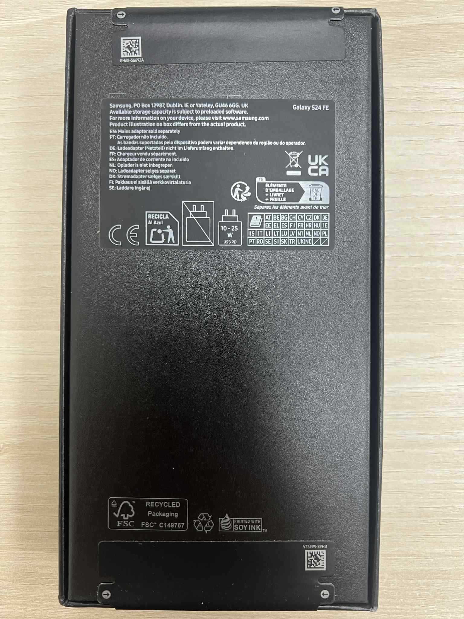 ЧистоНов Samsung S24 FE 8GB/256GB НЕРАЗПЕЧАТАН+подарък Samsung адаптер