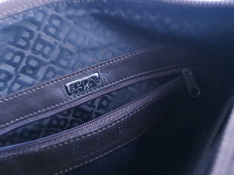 дамска чанта,BALLY,кафява кожена-естествена кожа