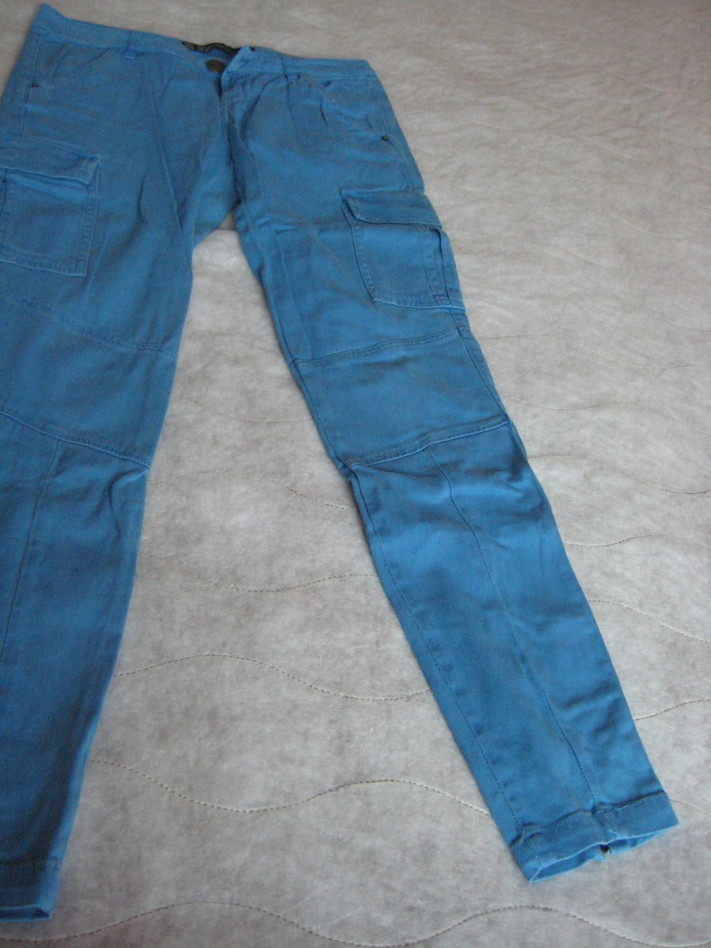 TRF Collection ZARA - светло сини, слим с цип на крачола