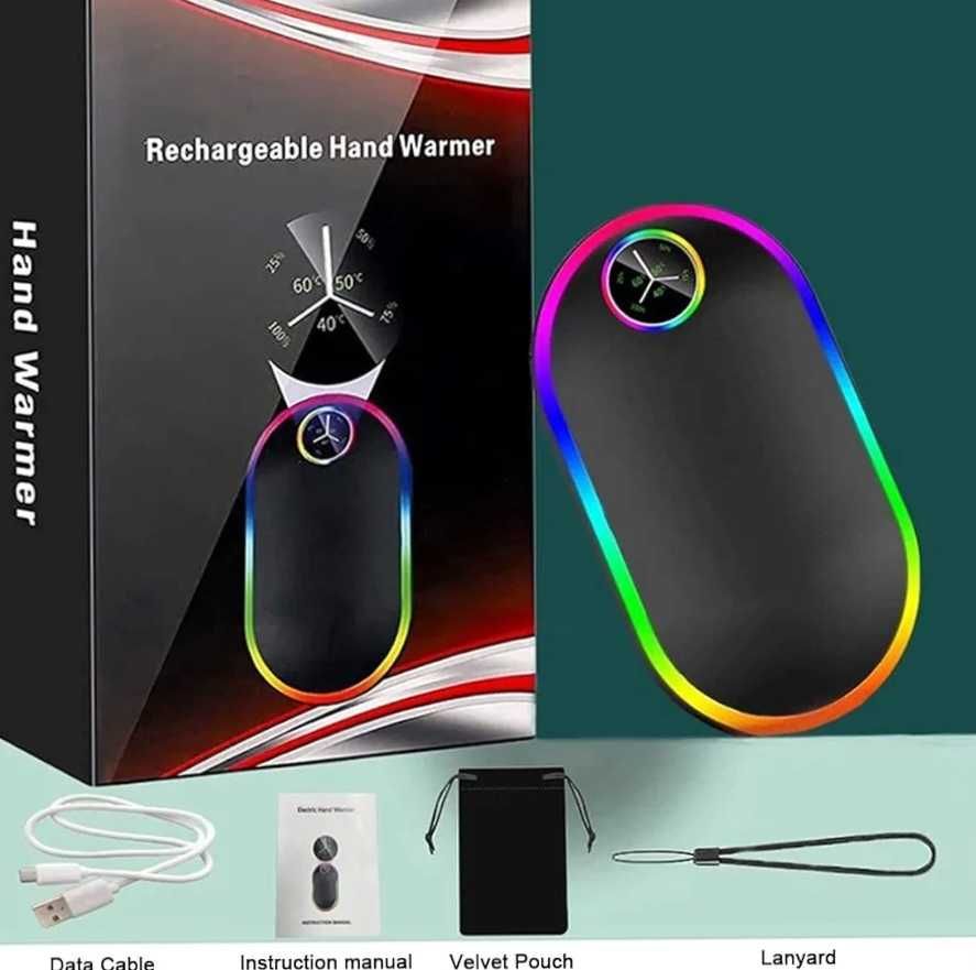 Power Bank и нагревател за ръце. 2 в 1 10000маh