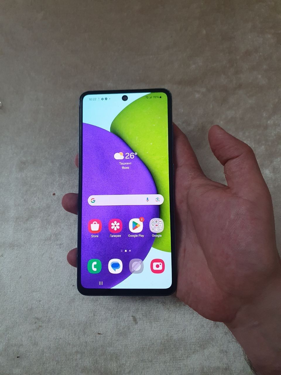 Samsung Galaxy A52 128Gb Blue Igravoy Original Holati Yaxshi Otlichni