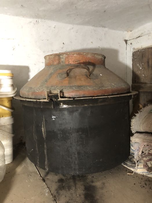 Cazan de tuica din arama