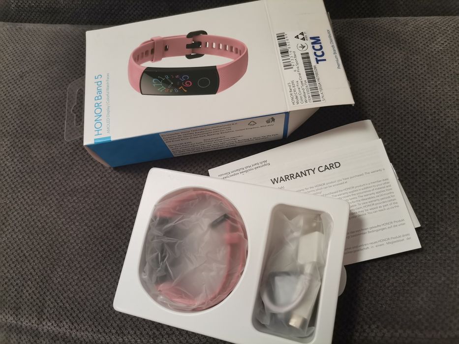 Фитнес гривна Honor Band 5, Coral Pink