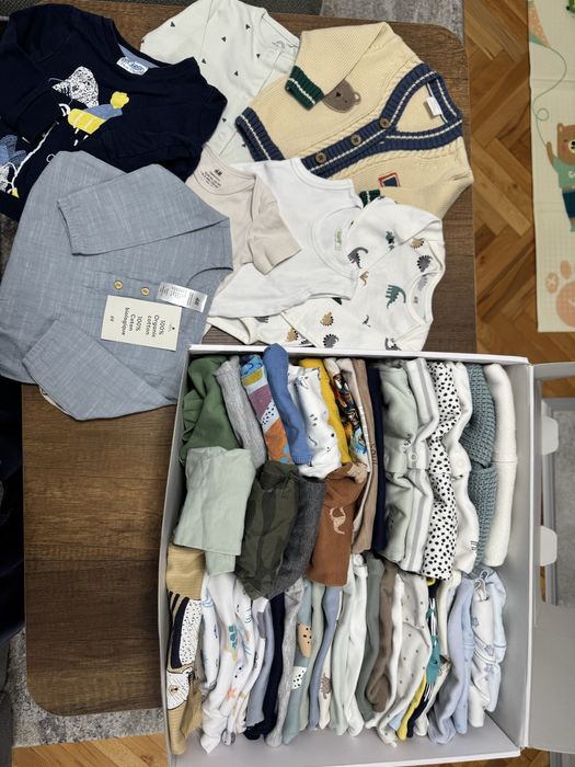 Лог дрешки 2-6 месеца Next, H&M и други
