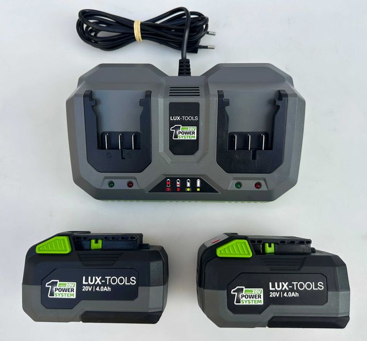 LUX A-RM-2x20 /4/33 SET - Акумулаторна косачка като нова 2x20V 4.0Ah