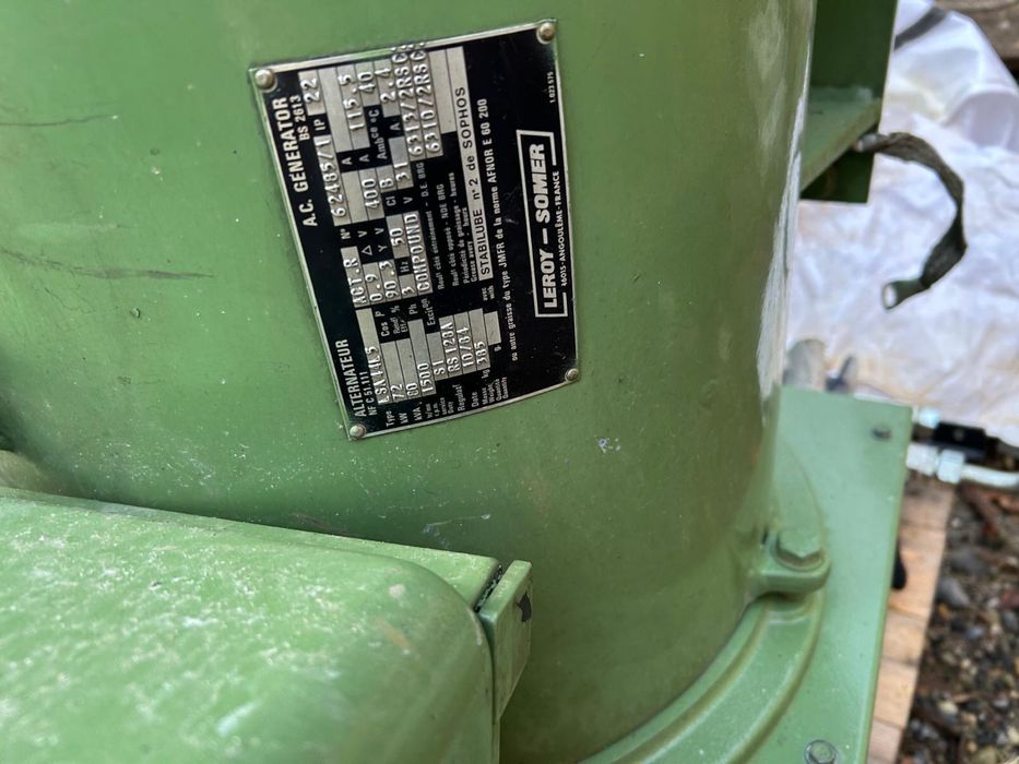 Generator Heinkel 70 kVA cu motor Fiat Aifo