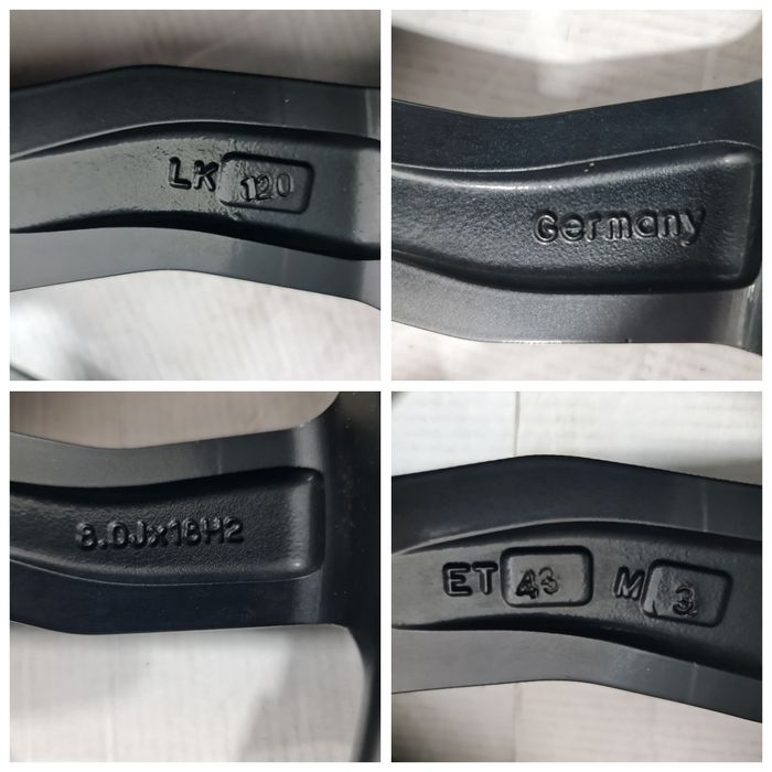 Jante 18 VW Transporter T5 T6 Caravelle Multivan Amarok Touareg 5x120