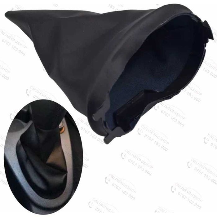 Nuca piele + manson schimbator Dacia Logan 2004-2012, Renault Clio 2