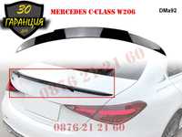 Тунинг Лип Спойлер Багажник Капак Mercedes AMG C W206 Мерцедес В206 Ц