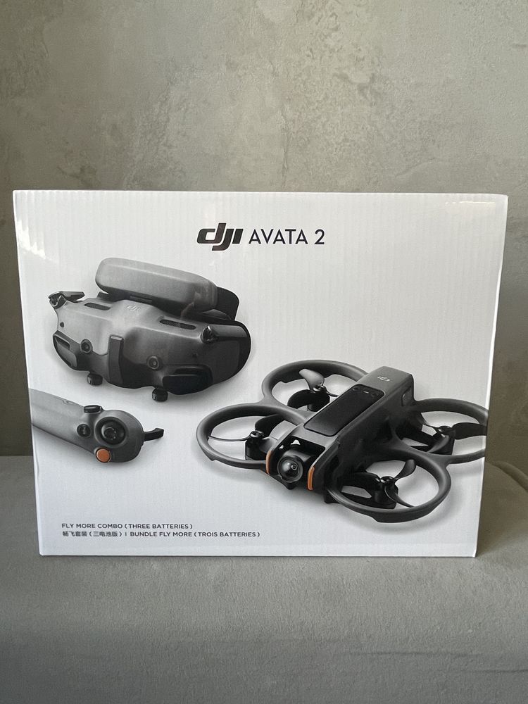 Новый Dji avata 2 combo ( 3 батареи) и fpv remote controller 3