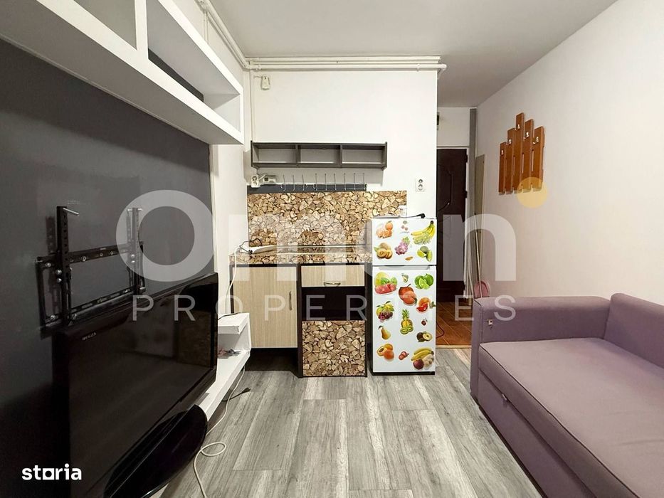 Garsonieră de vânzare – Bulevardul Traian, parter, recent renovată