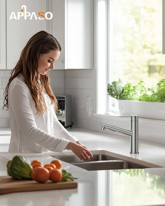 Baterie chiuveta cu Dus+ cartus Ceramic,Crom Periat,REDUS de la 450RON