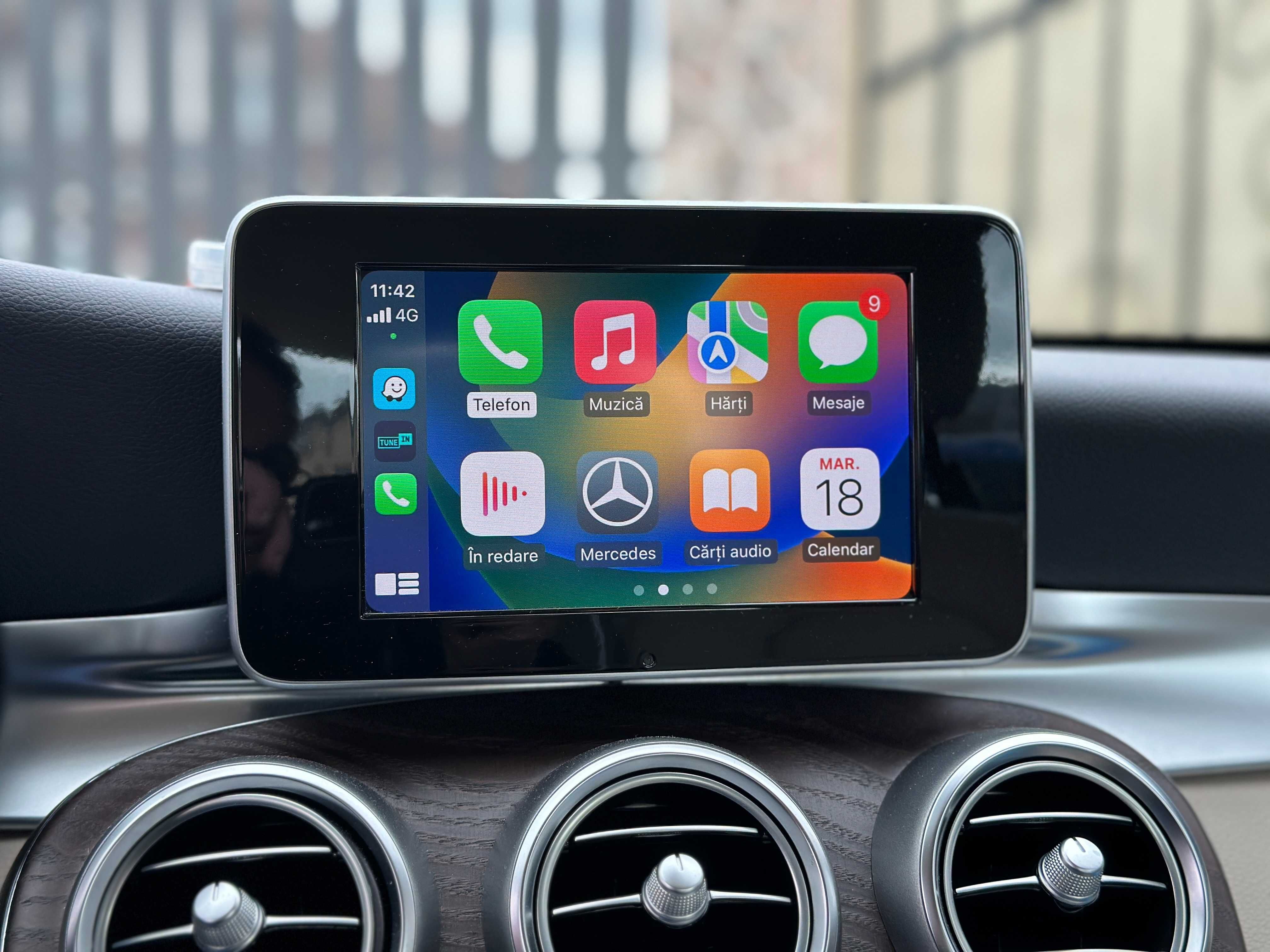 Activare Apple CarPlay Android Auto Mercedes-Benz W205 W213 GLC 253