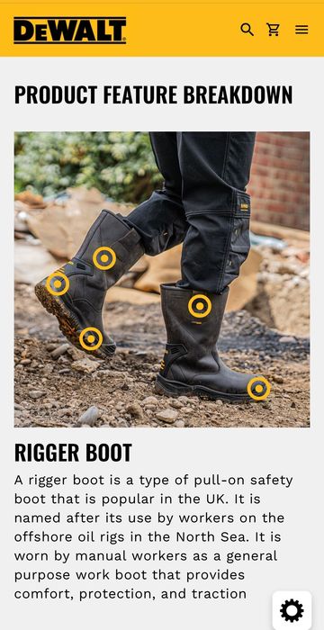 DeWalt работни ботуши